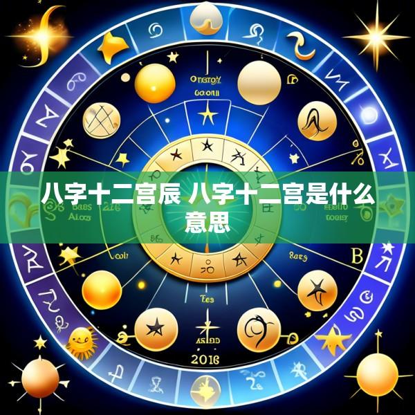 八字十二宫辰 八字十二宫是什么意思