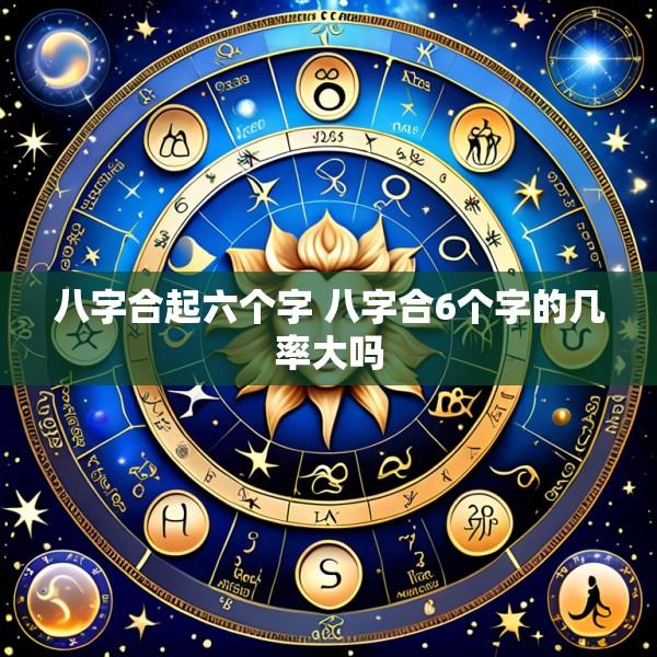 八字合起六个字 八字合6个字的几率大吗