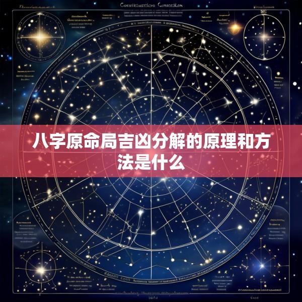 八字原命局吉凶分解的原理和方法是什么