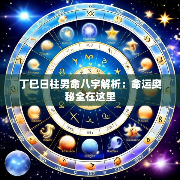 丁巳日柱男命八字解析：命运奥秘全在这里