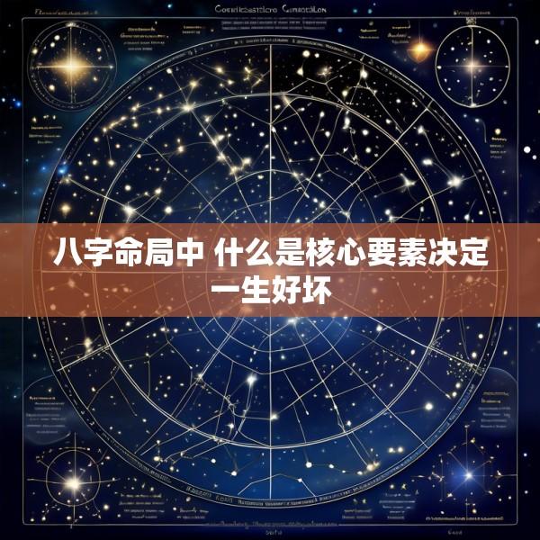 八字命局中 什么是核心要素决定一生好坏