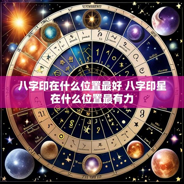 八字印在什么位置最好 八字印星在什么位置最有力