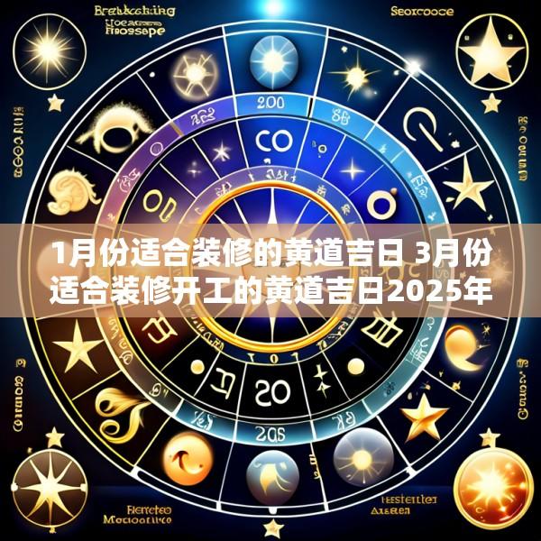 1月份适合装修的黄道吉日 3月份适合装修开工的黄道吉日2025年