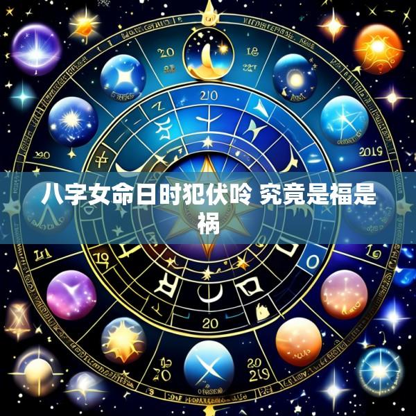 八字女命日时犯伏呤 究竟是福是祸