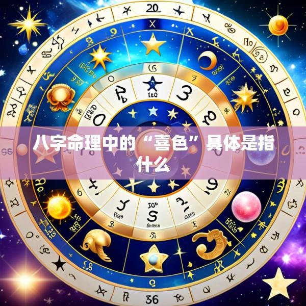 八字命理中的“喜色”具体是指什么