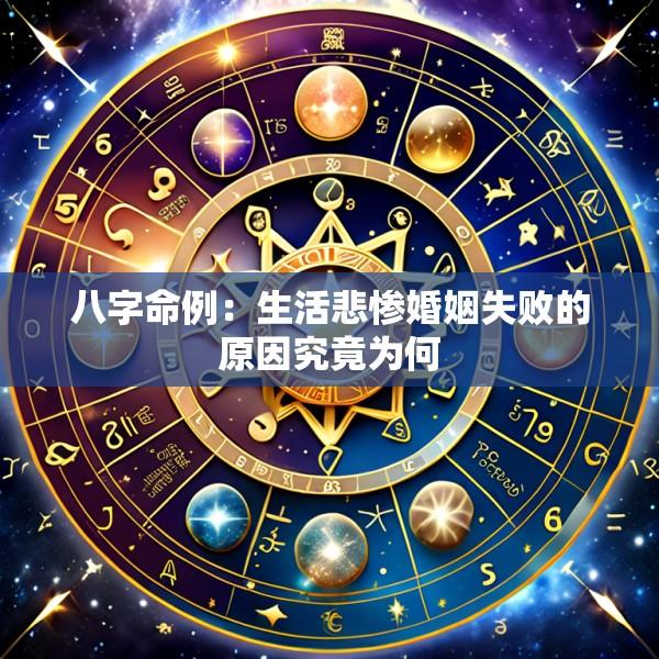 八字命例：生活悲惨婚姻失败的原因究竟为何