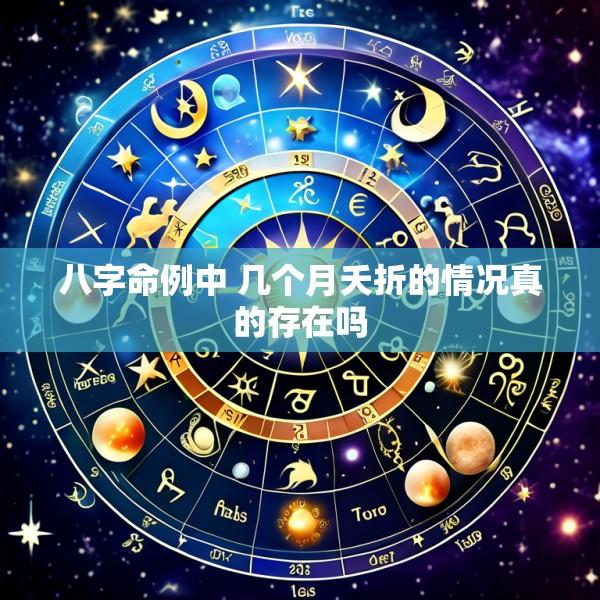 八字命例中 几个月夭折的情况真的存在吗
