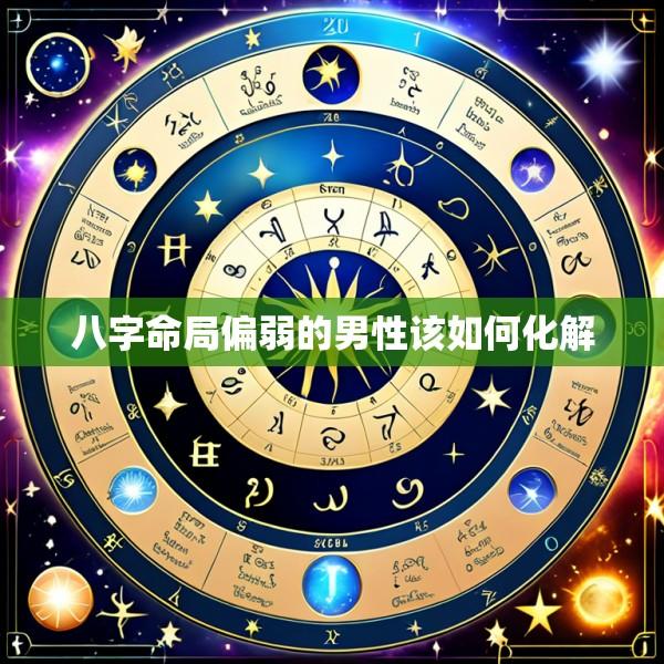 八字命局偏弱的男性该如何化解