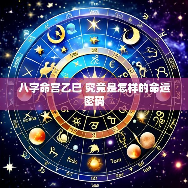 八字命宫乙巳 究竟是怎样的命运密码