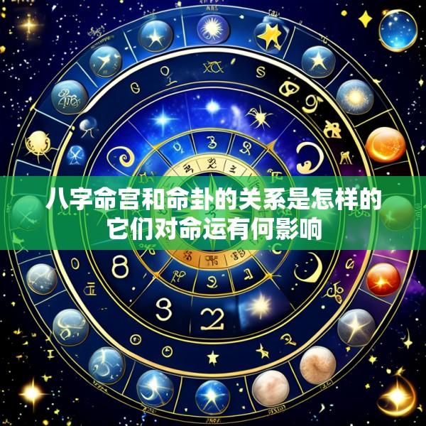 八字命宫和命卦的关系是怎样的它们对命运有何影响