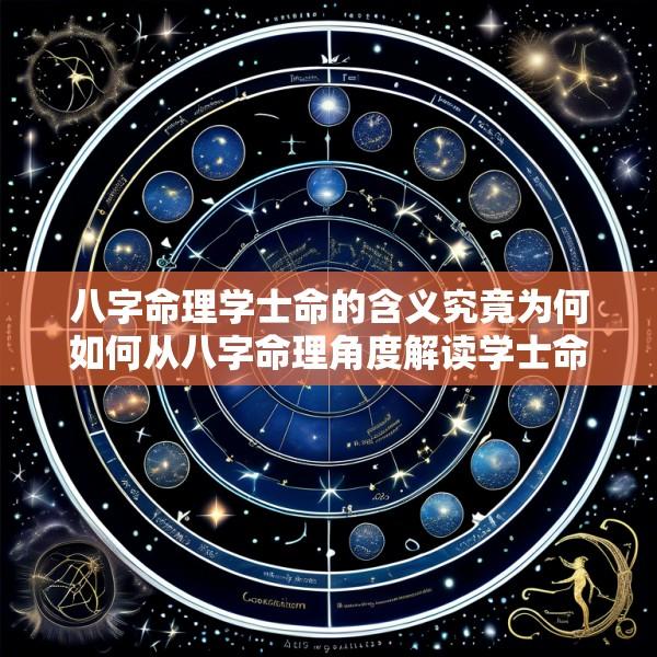 八字命理学士命的含义究竟为何如何从八字命理角度解读学士命