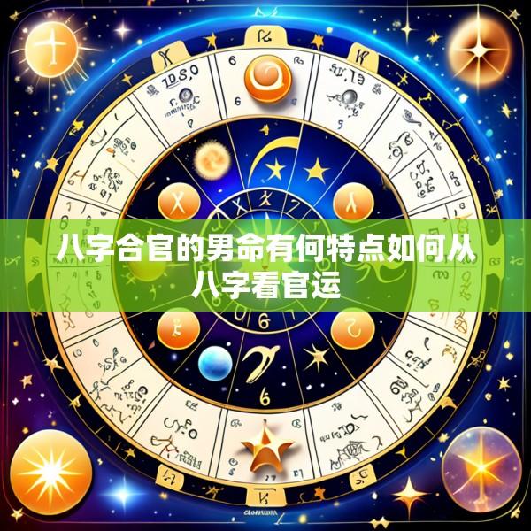 八字合官的男命有何特点如何从八字看官运