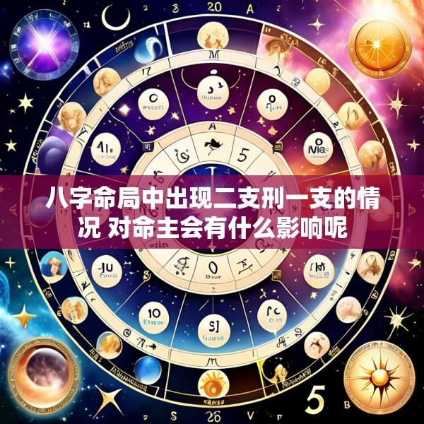 八字命局中出现二支刑一支的情况 对命主会有什么影响呢