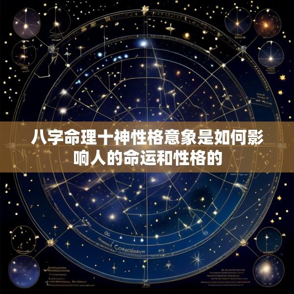 八字命理十神性格意象是如何影响人的命运和性格的