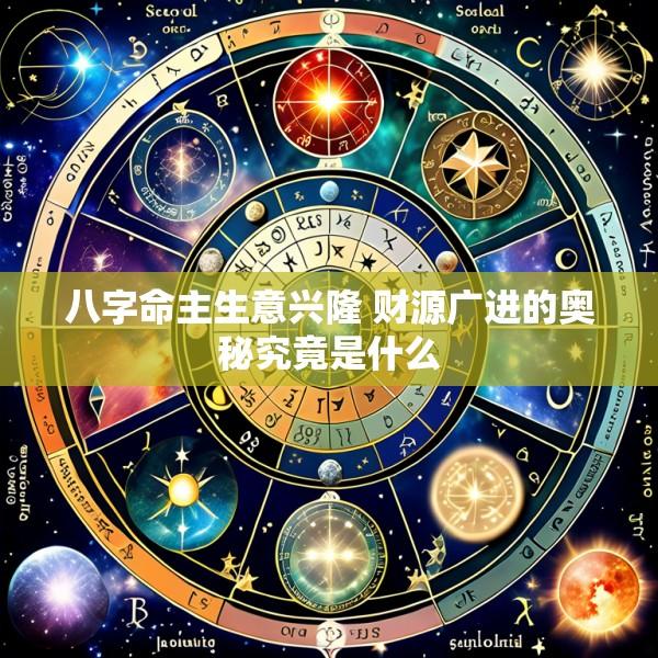 八字命主生意兴隆 财源广进的奥秘究竟是什么