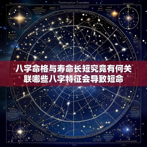 八字命格与寿命长短究竟有何关联哪些八字特征会导致短命