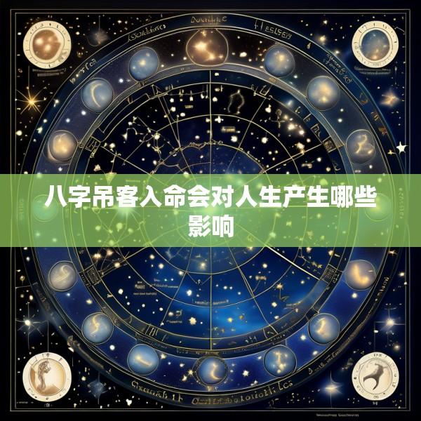 八字吊客入命会对人生产生哪些影响
