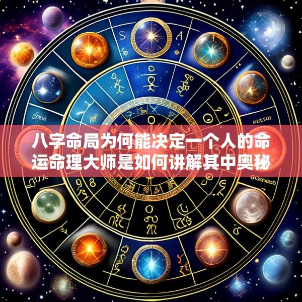 八字命局为何能决定一个人的命运命理大师是如何讲解其中奥秘的