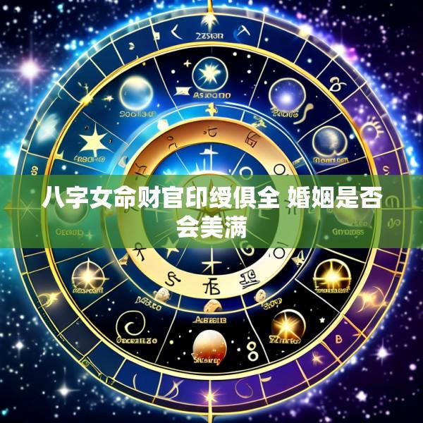 八字女命财官印绶俱全 婚姻是否会美满