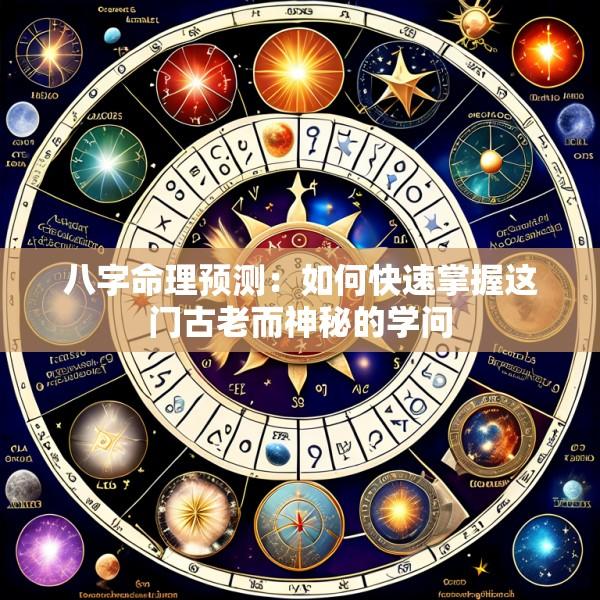 八字命理预测：如何快速掌握这门古老而神秘的学问