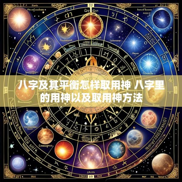 八字及其平衡怎样取用神 八字里的用神以及取用神方法
