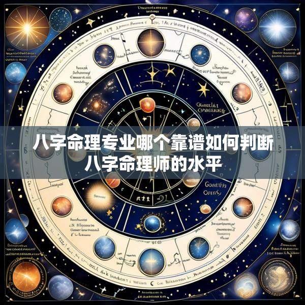 八字命理专业哪个靠谱如何判断八字命理师的水平
