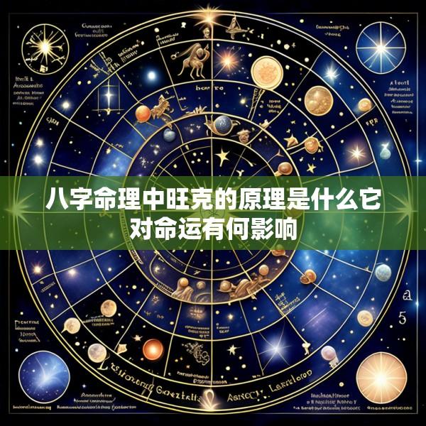 八字命理中旺克的原理是什么它对命运有何影响