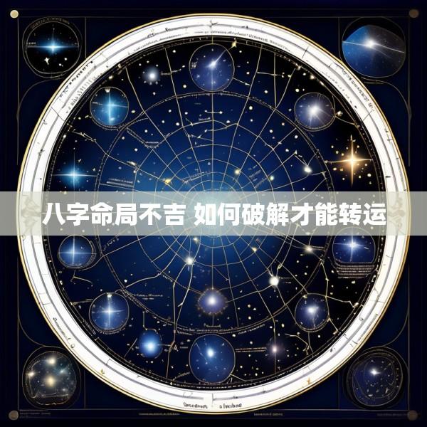 八字命局不吉 如何破解才能转运