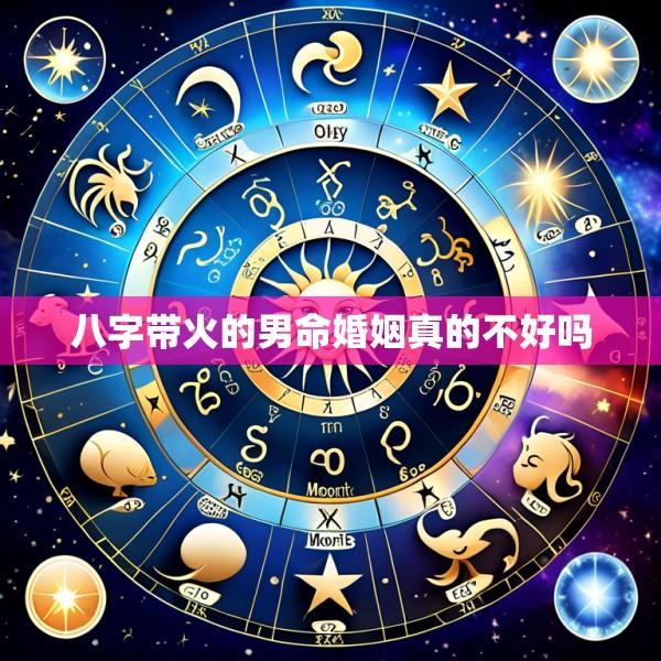 八字带火的男命婚姻真的不好吗