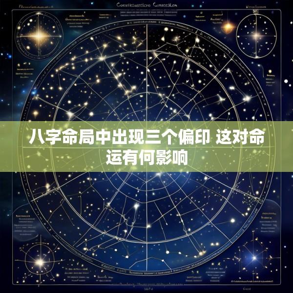 八字命局中出现三个偏印 这对命运有何影响