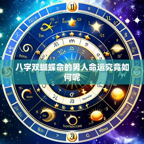 八字双蝴蝶命的男人命运究竟如何呢