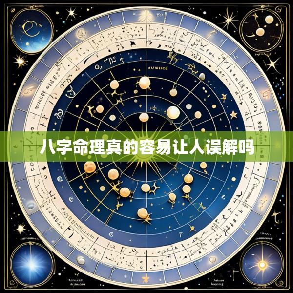 八字命理真的容易让人误解吗