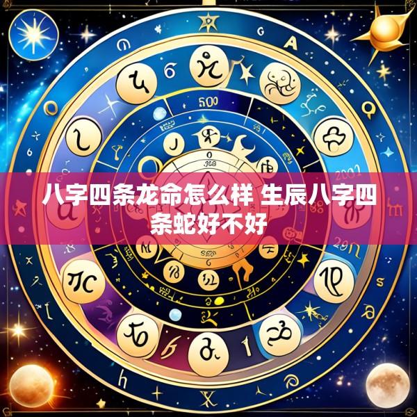 八字四条龙命怎么样 生辰八字四条蛇好不好