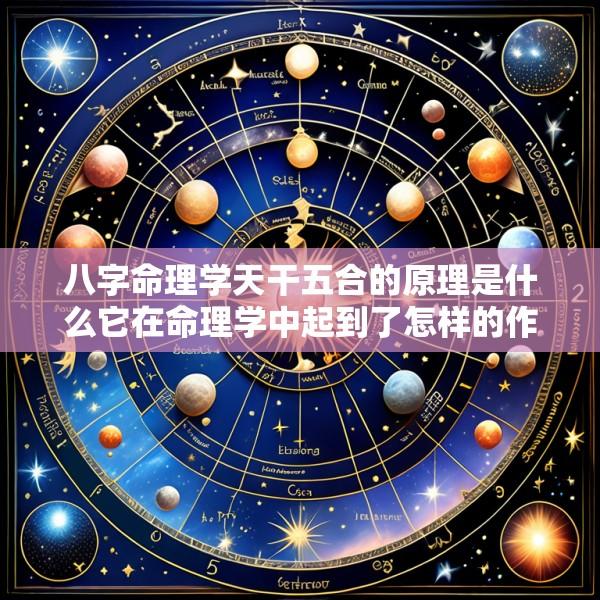 八字命理学天干五合的原理是什么它在命理学中起到了怎样的作用