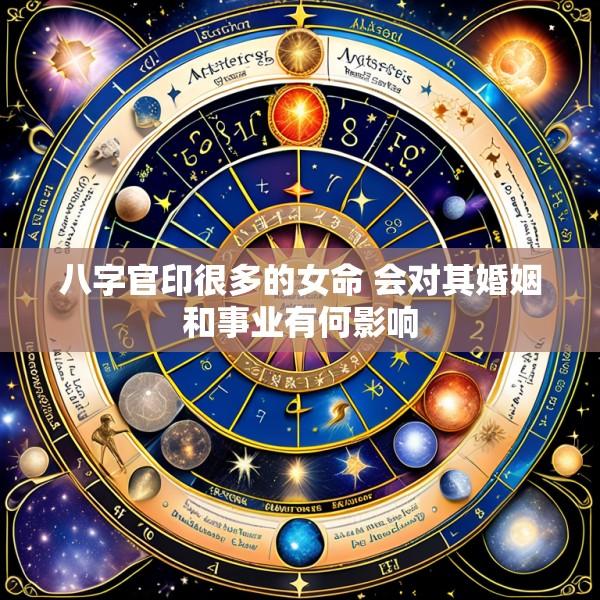 八字官印很多的女命 会对其婚姻和事业有何影响