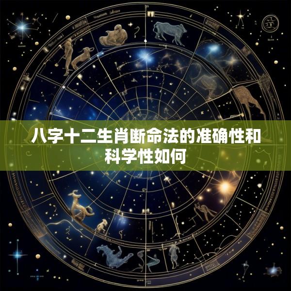 八字十二生肖断命法的准确性和科学性如何