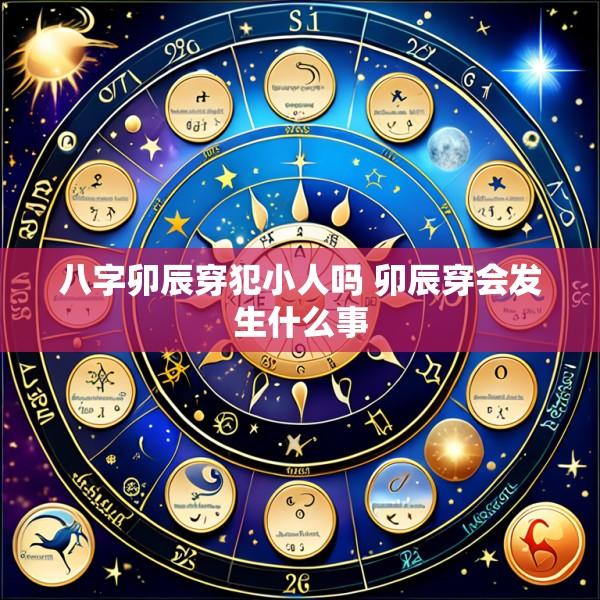 八字卯辰穿犯小人吗 卯辰穿会发生什么事