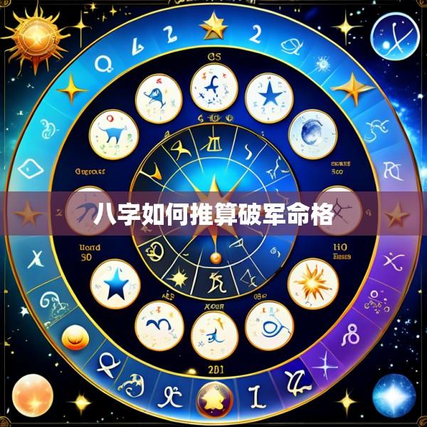 八字如何推算破军命格