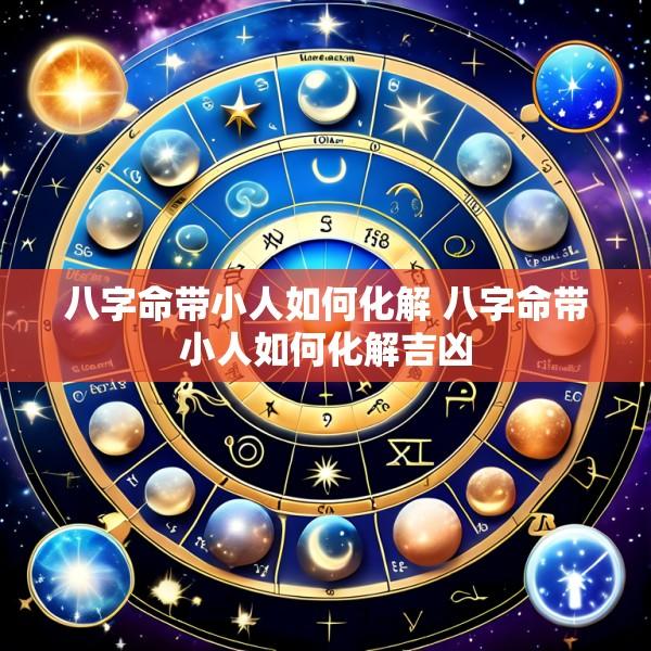 八字命带小人如何化解 八字命带小人如何化解吉凶