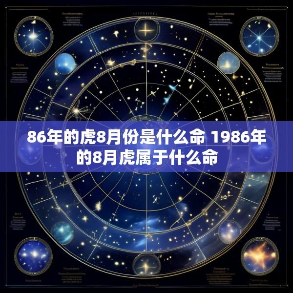 86年的虎8月份是什么命 1986年的8月虎属于什么命