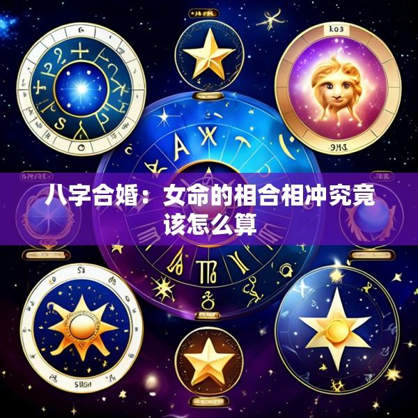 八字合婚：女命的相合相冲究竟该怎么算