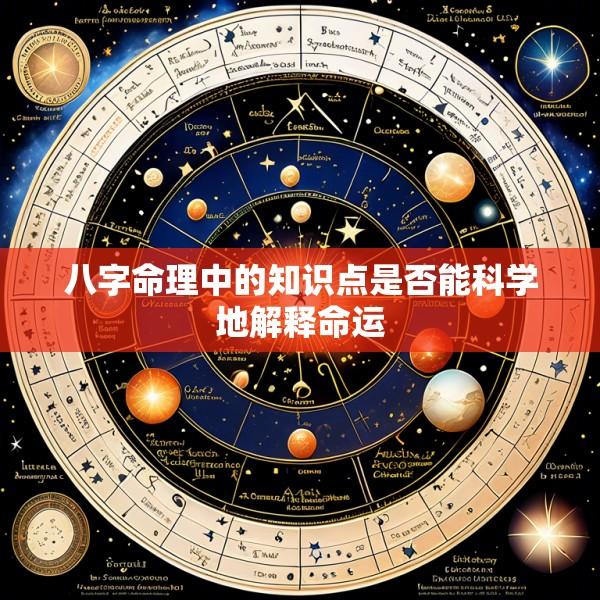 八字命理中的知识点是否能科学地解释命运