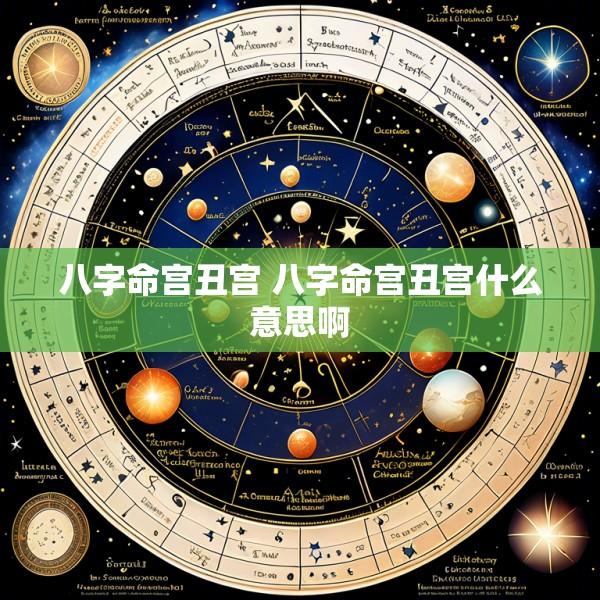 八字命宫丑宫 八字命宫丑宫什么意思啊