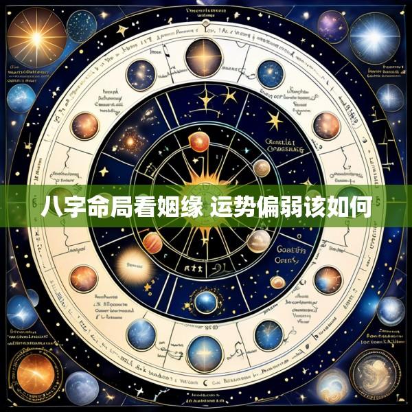 八字命局看姻缘 运势偏弱该如何