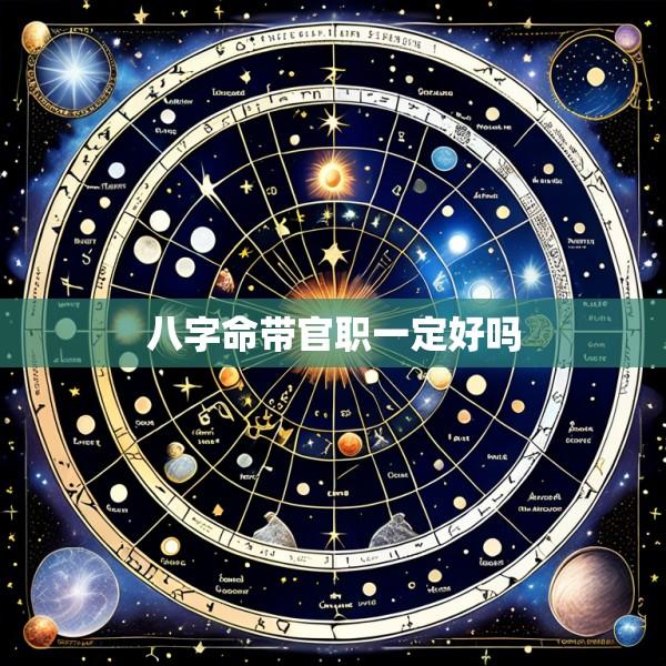 八字命带官职一定好吗