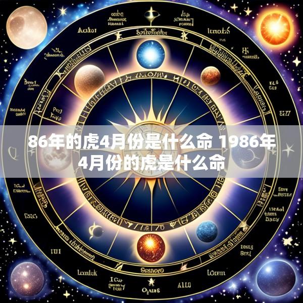 86年的虎4月份是什么命 1986年4月份的虎是什么命