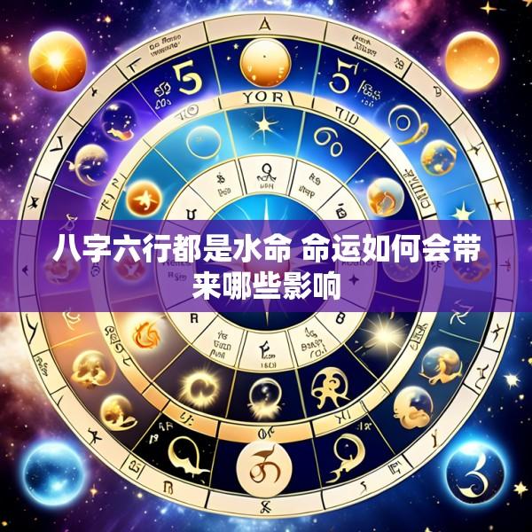 八字六行都是水命 命运如何会带来哪些影响