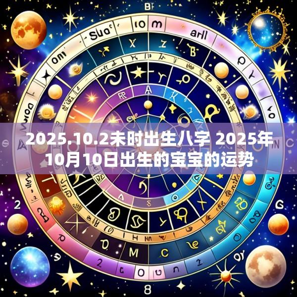 2025.10.2未时出生八字 2025年10月10日出生的宝宝的运势