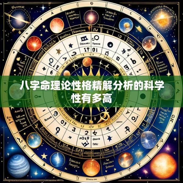 八字命理论性格精解分析的科学性有多高