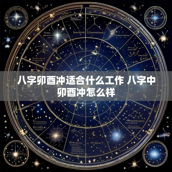 八字卯酉冲适合什么工作 八字中卯酉冲怎么样